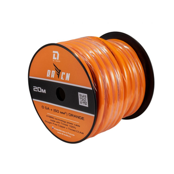 DL Audio Raven Power Cable 0 Ga Orange