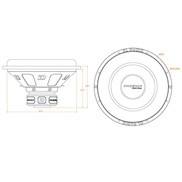DL Audio Phoenix Black Bass 18