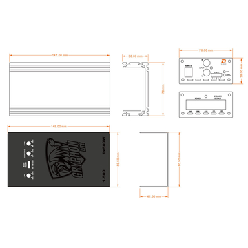 DL Audio Gryphon Lite 1.500 - ракурс 7