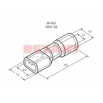 Rexant 6.6-2.5B - ракурс 1