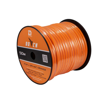 DL Audio Raven Power Cable 4 Ga Orange - ракурс 3