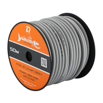 DL Barracuda Power Cable 4 Ga Gray - ракурс 2