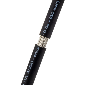 DL Audio Raven Power Cable 0 Ga Black - ракурс 2