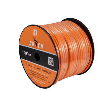 DL Audio Raven Power Cable 8 Ga Orange - ракурс 1