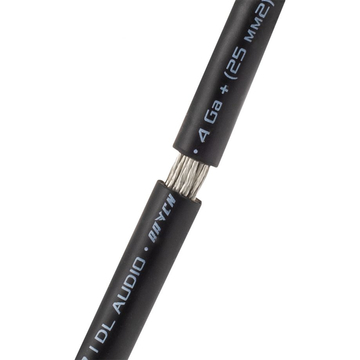 DL Audio Raven Power Cable 4 Ga Black - ракурс 2