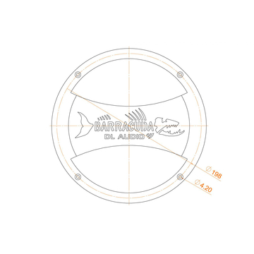 DL Audio Barracuda 200 Grill Black - ракурс 3