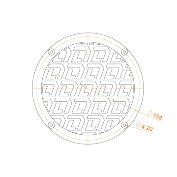DL Audio Gryphon Pro 165 Grill Orange - ракурс 3