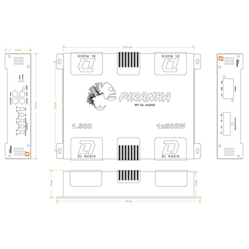 DL Audio Piranha 1.500 - ракурс 6
