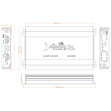 DL Audio Barracuda 4.100 V.2 24V - ракурс 4