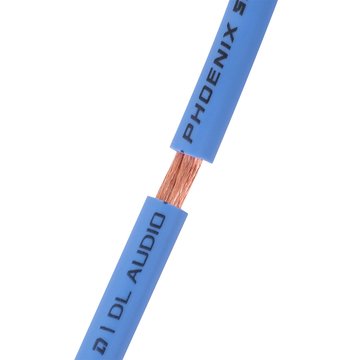 DL Audio Phoenix Sport Power Cable 4 Ga Blue