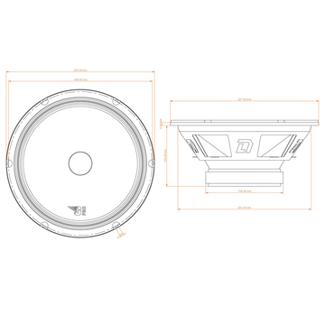 DL Audio Gryphon Pro 250 Midbass - ракурс 3
